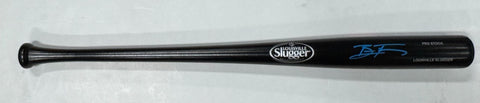 Brice Turang Signed Black Replica Louisville Slugger Bat AUTO - BAS