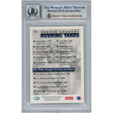 Emmitt Smith Autographed/Signed 1993 Upper Deck #421 Card Slab Beckett 49947