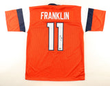 Troy Franklin Signed Denver Broncos Jersey (Beckett) 2024 Round Pick Oregon Duck