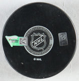 Leon Draisaitl Signed Edmonton Oilers Logo Puck (Fanatics) 5xAll Star Left Wing