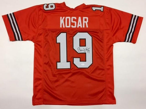 Bernie Kosar Signed Cleveland Browns Jersey (JSA COA) Hurricanes Quarterback