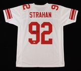 Michael Strahan New York Giants Signed Jersey (Beckett COA) 7xAll Pro Def.End