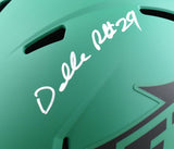 Darrelle Revis Autographed New York Jets F/S Rave Speed Helmet - Beckett W Holo