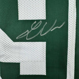 Framed Autographed/Signed Lukas Van Ness 33x42 Green Bay White Jersey BAS COA