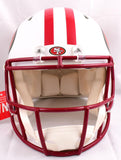 Deebo Samuel Autographed 49ers F/S Flat White Speed Authentic Helmet- Fanatics