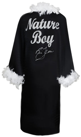 Ric Flair Signed Nature Boy Black Wrestling Full Length Robe - (JSA COA)
