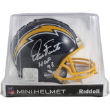 Dan Fouts Autographed San Diego Chargers TB 74-87 VSR4 Mini Helmet HOF BAS 49253