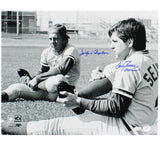 Tom Seaver Signed Cincinnati Reds Unframed 16x20 Black & White MLB Photo - 2 Ins