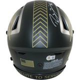 Ray Lewis Autographed Baltimore Ravens SpeedFlex 25 STS Helmet Beckett W 56150