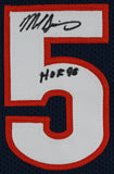 Monsters Of The Midway (3) Butkus, Singletary & Urlacher Signed Navy Jersey BAS