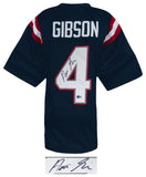 Antonio Gibson Signed Navy Custom Football Jersey - (BECKETT COA)