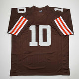 Autographed/Signed Quinshon Judkins Cleveland Brown Jersey Beckett BAS COA