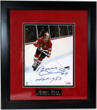 Bobby Hull Autographed 8x10 Photo w/ Inscription Framed Fanatics COA