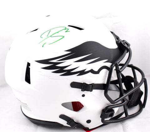 Darius Slay Signed Eagles F/S Lunar Speed Authentic Helmet- Beckett W Hologram