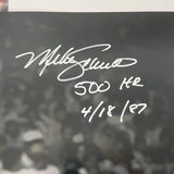 Autographed/Signed MIKE SCHMIDT 500th HR Phillies 16x20 Photo JSA COA