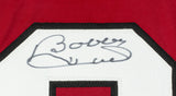 Bobby Hull Signed Custom Red Hockey Jersey HOF 1983 Golden Jet Insc JSA