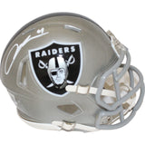 Aidan O'Connell Signed Las Vegas Raiders Flash Mini Helmet Beckett 43087
