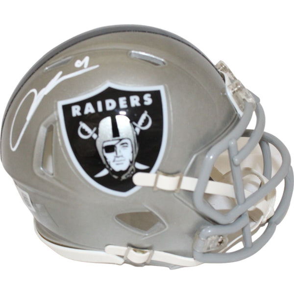 Aidan O'Connell Signed Las Vegas Raiders Flash Mini Helmet Beckett 43087