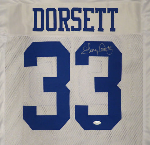 Dallas Cowboys Tony Dorsett Autographed Signed White Jersey JSA #WA386050