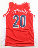 Damon Stoudamire Signed Arizona Wildcats Jersey (Steiner) 1995 7th Overall Pick