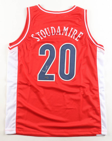 Damon Stoudamire Signed Arizona Wildcats Jersey (Steiner) 1995 7th Overall Pick