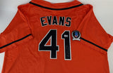 Darrell Evans Signed San Francisco Giants Throwback Jersey Beckett Witness QR