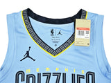 MEMPHIS GRIZZLIES JA MORANT AUTOGRAPHED LIGHT BLUE JORDAN JERSEY 48 BECKETT