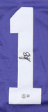 Kayshon Boutte Signed LSU Tigers Jersey (Beckett) 2023 Patriots Draft Pick WR