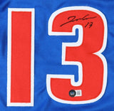 James Wiseman Signed Detroit Pistons Jersey (Beckett) 2020 #2 Overall NBA Pick