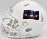 CHEVY CHASE AUTOGRAPHED CHRISTMAS VACATION WHITE MINI HELMET BECKETT QR 243614