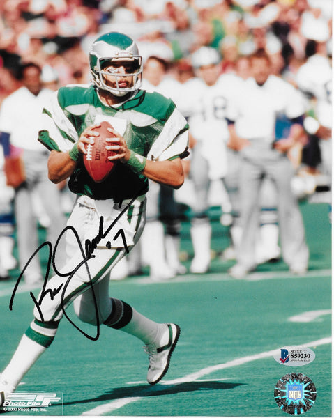 Ron Jaworski Autographed Philadelphia Eagles 8x10 Photo Beckett Authenticated