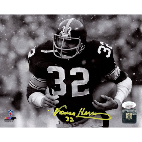 Franco Harris Autographed Pittsburgh Steelers 8x10 Photo JSA 53546