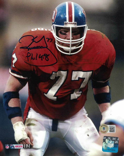 Karl Mecklenburg Autographed/Signed Denver Broncos 8x10 Photo BAS 31928 HM