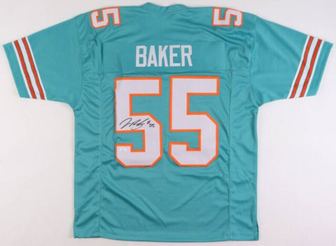 Jerome Baker Signed Miami Dolphins Jersey (JSA COA) Ex-Ohio State / Linebacker