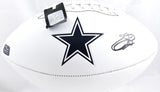 Emmitt Smith Autographed Dallas Cowboys Logo Football - Beckett W Hologram