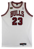 Bulls Michael Jordan Signed 97-98 White Nike HWC Authentic Framed Jersey UDA
