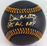Don Mattingly Autographed Rawlings Black OML Baseball w/ 85 AL MVP- JSA W *Gold