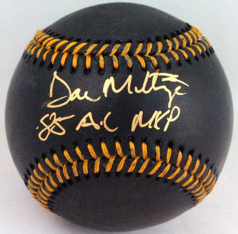 Don Mattingly Autographed Rawlings Black OML Baseball w/ 85 AL MVP- JSA W *Gold
