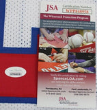 Tiki Barber Signed New York Giants Jersey (JSA COA) 3xPro Bowl RB 2004-2006