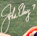 John Elway Autographed 8x10 Photo -- Denver Broncos | Lighted Shadowbox BAS COA