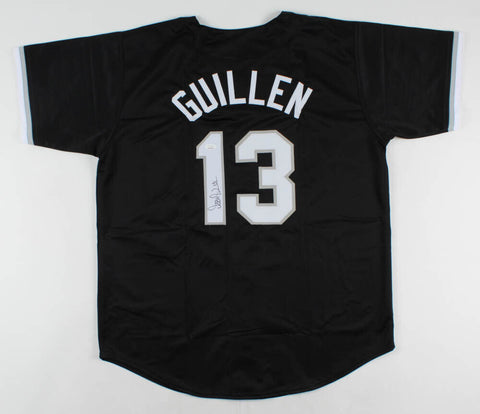 Ozzie Guillen Signed Chicago White Sox Jersey (JSA COA) 2005 World Series Champs