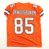 Albert Okwuegbuna Signed Denver Broncos Jersey (JSA COA) Ex Missouri Tiger T.E.