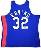 ABA NETS JULIUS DR. J ERVING AUTOGRAPHED AUTHENTIC M&N 1973 JERSEY XXL BECKETT