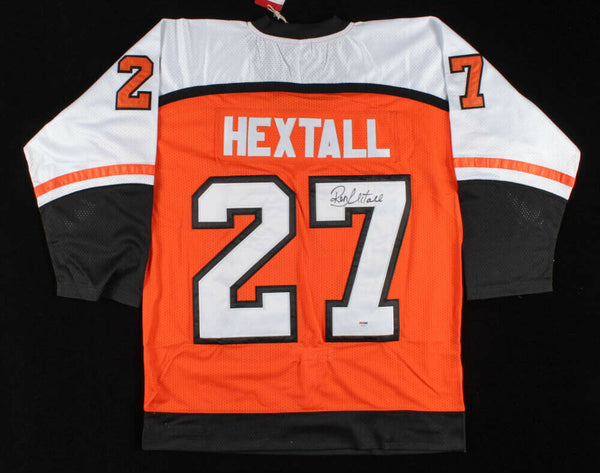 Ron Hextall Signed Philadelphia Flyers Jersey (PSA COA) Playing Career 1984-1999