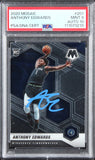 Anthony Edwards Signed 2020 Panini Mosaic #201 RC Card 9! Auto 10! PSA/DNA Slab