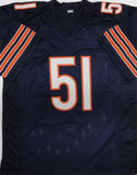 Bears Hall of Famer DICK BUTKUS Signed Custom Replica Chicago Jersey AUTO - BAS