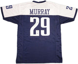DALLAS COWBOYS DEMARCO MURRAY AUTOGRAPHED NAVY BLUE JERSEY PSA/DNA STOCK #237709