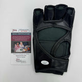 Autographed/Signed Matt Hughes UFC MMA Black Fighting Glove JSA COA Auto