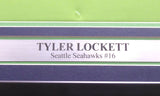 SEAHAWKS TYLER LOCKETT AUTOGRAPHED FRAMED COLOR RUSH NIKE TWILL JERSEY 160683