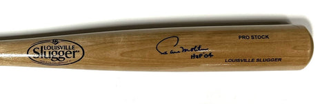 Brewers PAUL MOLITOR Signed Louisville Slugger Blonde Bat AUTO w/ HOF '04 - BAS
